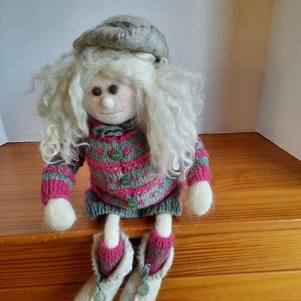 Handmade Doll with Hat